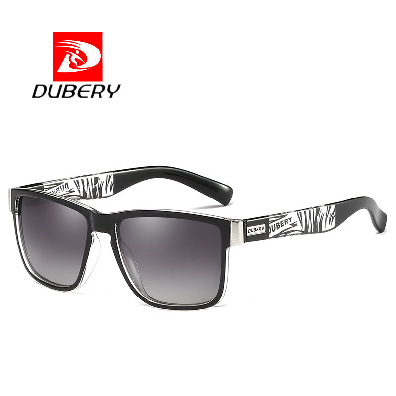 Optimize product title: Dubery518 Polarized Sports Sunglasses with Plating Real Film, perfect for driving and outdoor activities